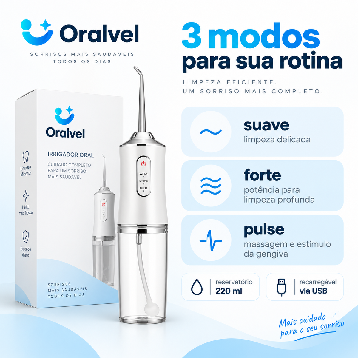 OralVel © Irrigador Bucal
